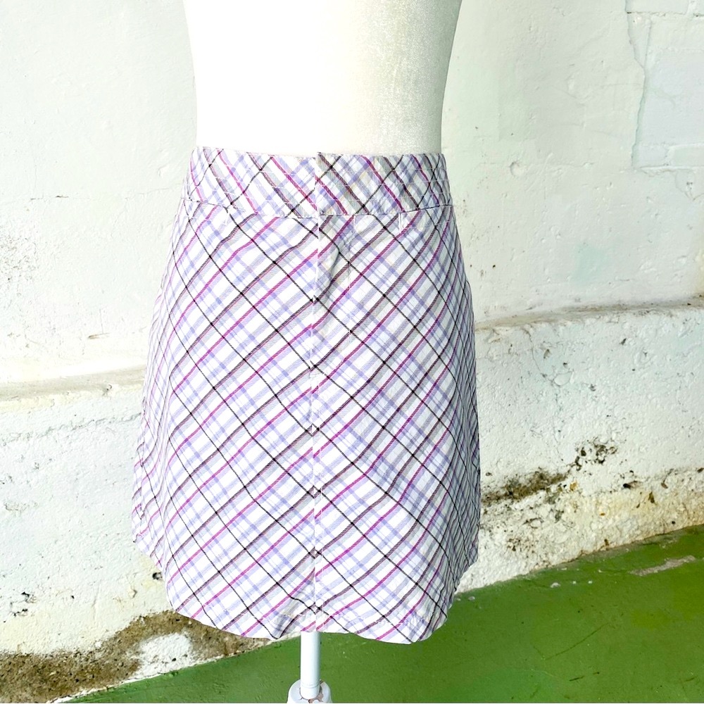 DOCKERS Plaid A-line Skirt/Skort (size 4)